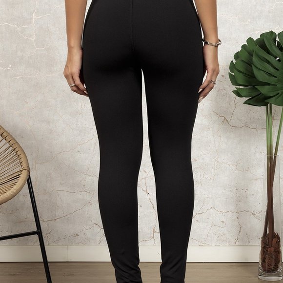 Black Panel Legging - Picture 2 of 4